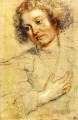 Peter Paul Kopf und rechte Hand einer Frau Barock Peter Paul Rubens